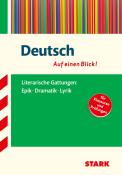 Deutsch - Auf einen Blick! Literarische Gattungen: Epik, Dramatik und Lyrik - geheftet