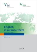 Keith Purvis: English insurance texts - Taschenbuch