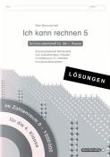 Katrin Langhans: Ich kann rechnen 5 Lösungen - Schülerarbeitsheft für die 4. Klasse - Taschenbuch