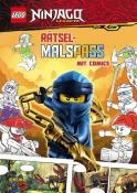 LEGO Ninjago - Rätselmalspaß mit Comics - Taschenbuch