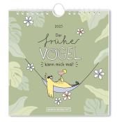 Postkartenkalender 2025 Der frühe Vogel