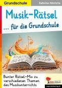 Sabrina Hinrichs: Musik-Rätsel für die Grundschule - Taschenbuch