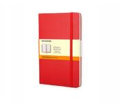 Moleskine classic, Large Size, Ruled Notebook, red - gebunden