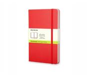 Moleskine classic, Large Size, Plain Notebook, red - gebunden