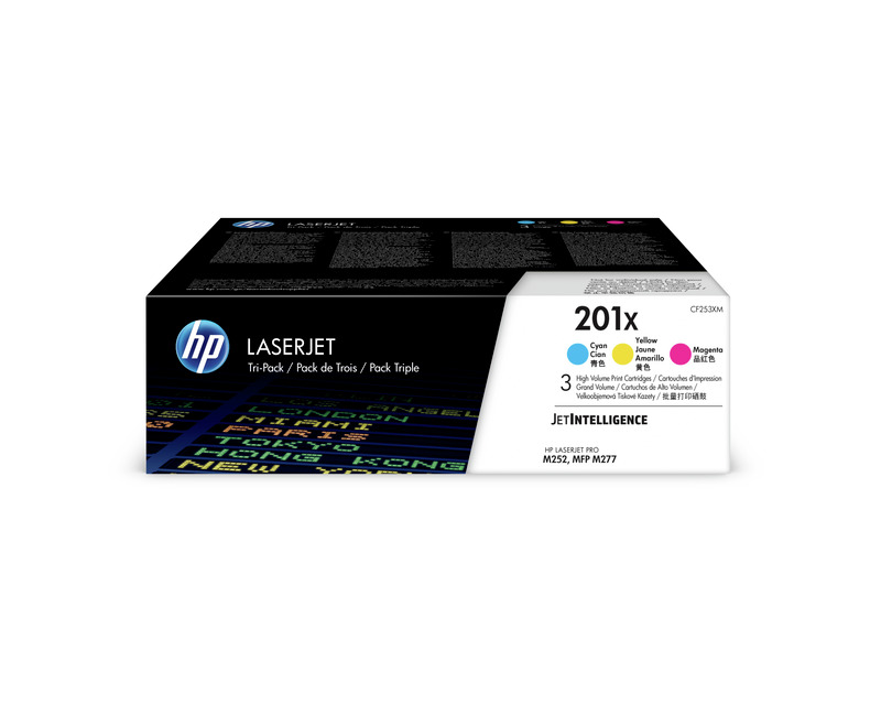 HP LJ Cartridge Nr.201X C|M|Y Tri-pack