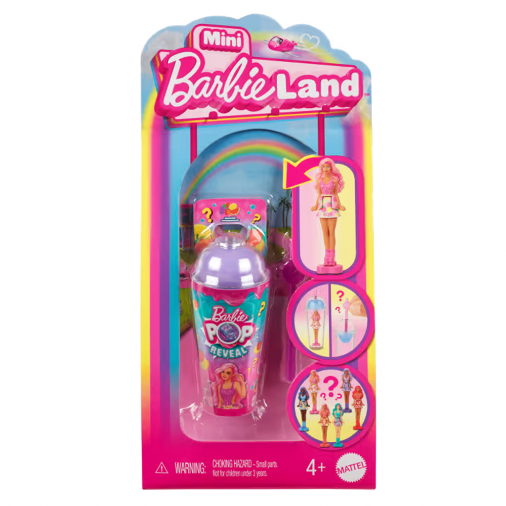 MATTEL Barbie Mini Barbieland Pop-Reveal-Puppen bunt 