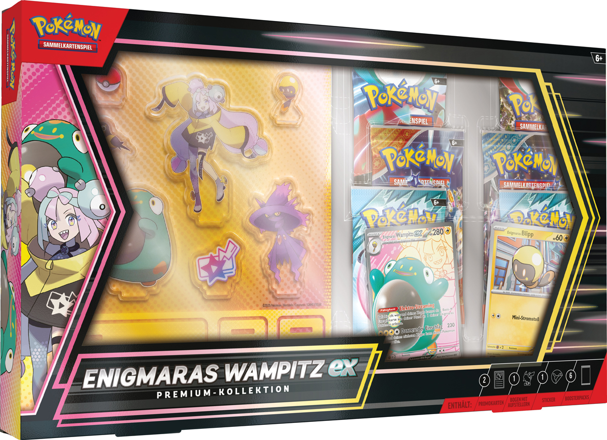 Pokemon Sammelkarten Spiel Premium Kollektion. Enthält Karten, Sticker und Figuren.