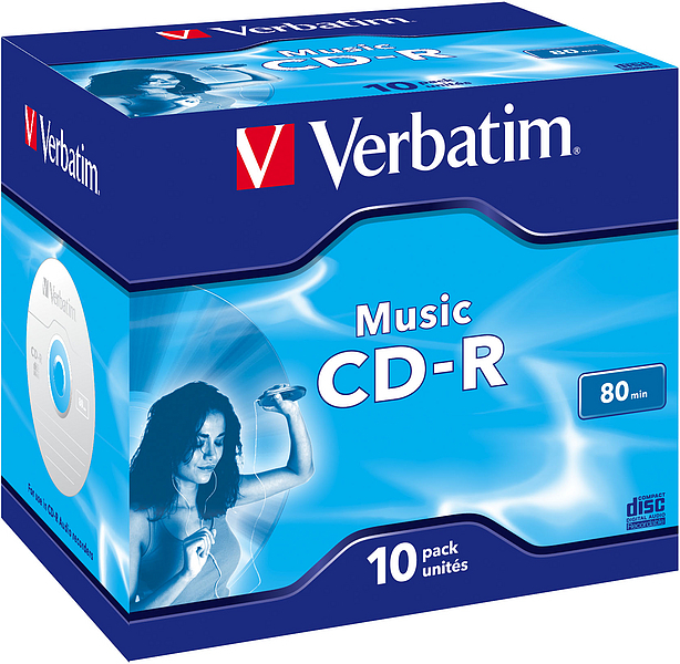 VERBATIM CD-R 80 min Jewel Case 1 Stück