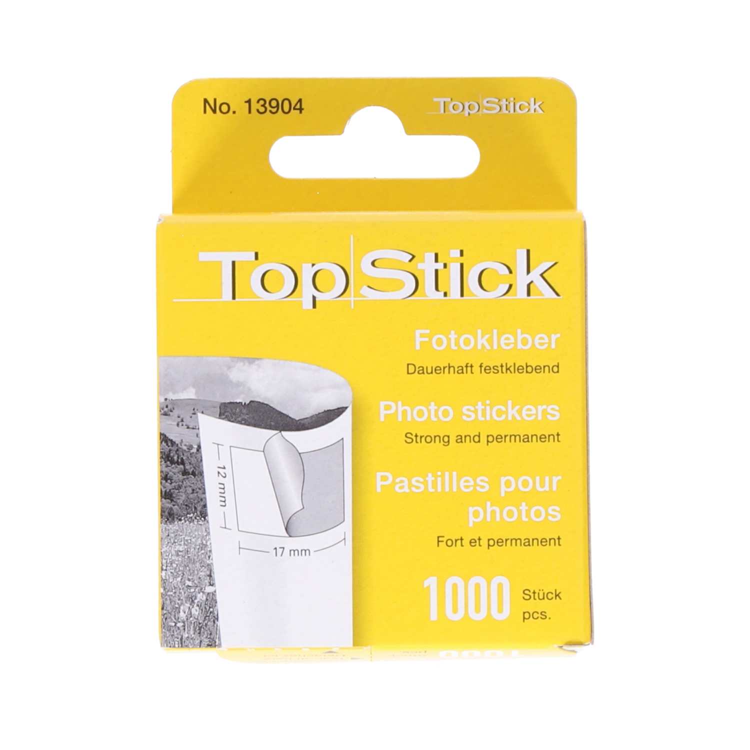 TOPSTICK Fotokleber 1000 Stück permanent selbstklebend