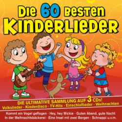 Die 60 besten Kinderlieder, 3 Audio-CDs - CD