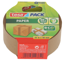 TESA Pack Paper - Paketklebeband aus Papier 