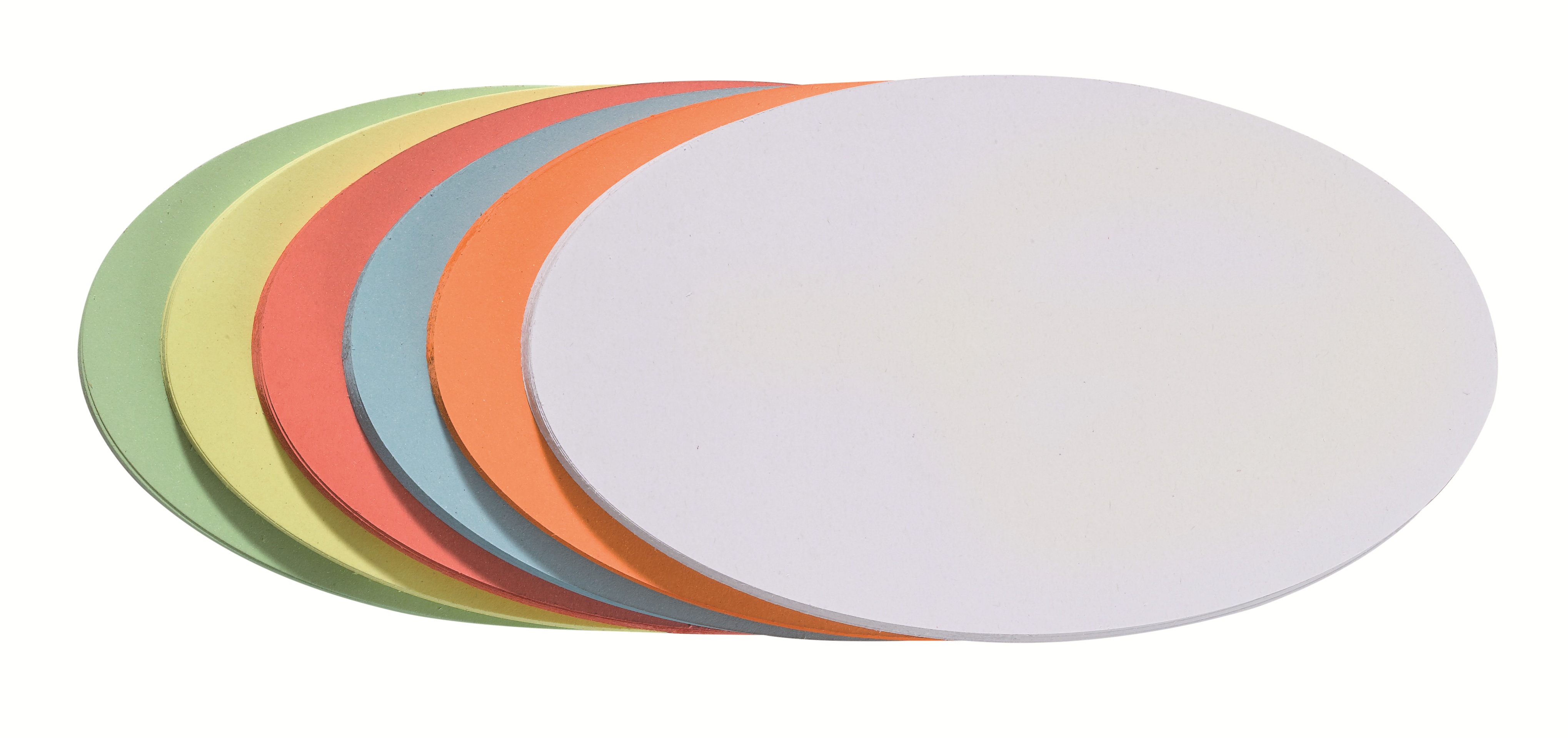 FRANKEN Moderationskarten Oval 19 x 11 cm 250 Stück mehrere Farben