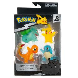 Pokémon transparente Figuren-Set 7,5 cm mehrfarbig