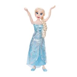 DISNEY Frozen Ice Powers & Music Playdate Elsa 80 cm hellblau