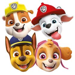 Pappmasken Paw Patrol 8 Stück bunt