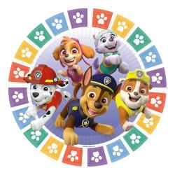 Pappteller Paw Patrol Ø 23 cm 8 Stück bunt