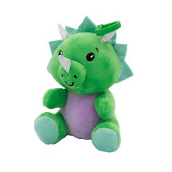 Plüschtier-Ballongewicht mit Haken Dino 11 cm grün