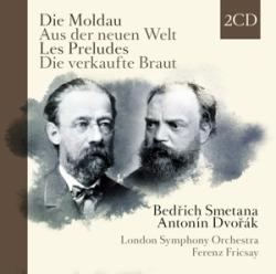 Antonin Dvorak: Die Moldau / Aus der neuen Welt / Les Preludes / Die verkaufte Braut, 2 Audio-CDs - cd