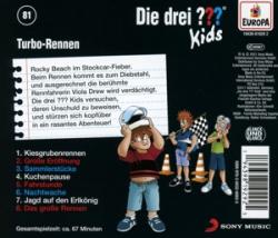 Die drei ??? Kids  Turbo-Rennen, 1 Audio-CD - CD