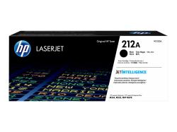 Schwarze Tonerkartusche für HP LaserJet Drucker. Auf der Verpackung sind die Bezeichnungen 212A und JetIntelligence zu sehen.