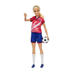 MATTEL Barbie Fußballspielerin 29 cm rot/blau