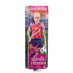 MATTEL Barbie Fußballspielerin 29 cm rot/blau