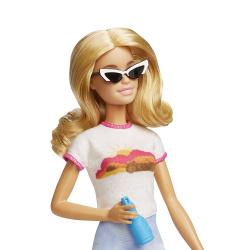 MATTEL Barbie Malibu Koffer, Rucksack, Hündchen und Zubehör bunt