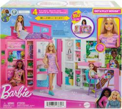 MATTEL Spielset Ferienhaus inkl. Barbie Puppe