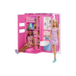 MATTEL Spielset Ferienhaus inkl. Barbie Puppe