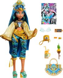 Monster High Monster Fest Puppe Cleo De Nile mit Glam Outfit & Festival Themed Accessoires bunt