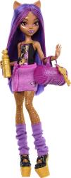 Monster High Skulltimate Secrets Puppen- und Accessoire-Set Monster Mysteries Clawdeen Wolf mit Kleiderschrank lila