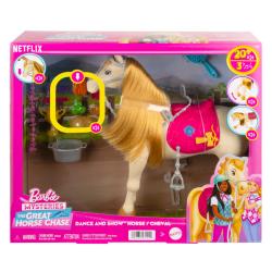 MATTEL Barbie Mysteries: Das Geheimnisvolle Pferdeabenteuer Tanz und Show-Pferd bunt