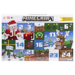MATTEL Adventkalender Minecraft bunt