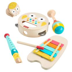 FISHER PRICE Musikinstrumente-Set aus Holz