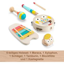 FISHER PRICE Musikinstrumente-Set aus Holz