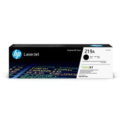 Schwarze Tonerkartusche für HP LaserJet Drucker. Verpackung mit Produktbezeichnung und Logo.