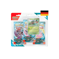 POKÉMON Sammelkarten Karmesin & Purpur KP09 Reisegefährten 3er-Pack Blister sortiert