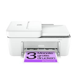 weißer Multifunktionsdrucker von HP. Kompakt mit Scanner und Druckerfunktion.