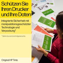 Schwarze Verpackung mit bunten Blumenmotiven. Enthält einen schwarzen und einen Farbtintenpatronen.