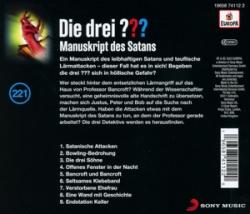 Die drei ??? - Manuskript des Satans, 1 Audio-CD - CD