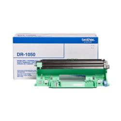 Schachtel mit der Aufschrift DR-1050. Enthält eine grüne Trommeleinheit für Drucker.