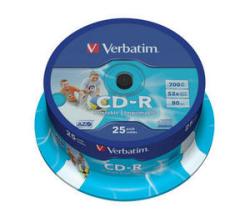 Verbatim CD-R 80min/700MB/52f Spindel 1x25