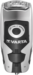 VARTA Dynamo-Taschenlampe LED mit Akku silber