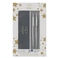 PARKER Jotter Duo Geschenk-Set Smart Kugelschreiber & Druckbleistift chrom