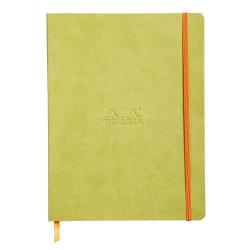 RHODIA Notizbuch Rhodiarama flexi 19 x 25 cm 80 Blatt gepunktet anisgrün