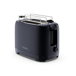 TEFAL Doppelschlitz-Toaster mit Brötchenaufsatz schwarz