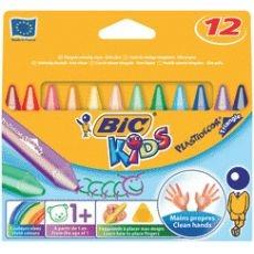 BIC Kids Wachsmalkreide, 12 Stück 