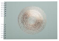 Gästebuch Ellipse 33 x 22 cm 50 Blatt grün