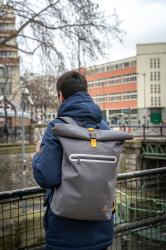 EXACOMPTA Rucksack Exactive Young wasserdicht sturmgrau 