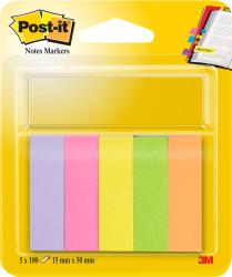 Post-it Haftnotizen - Seitenmarker, 5 x 100 Blatt 